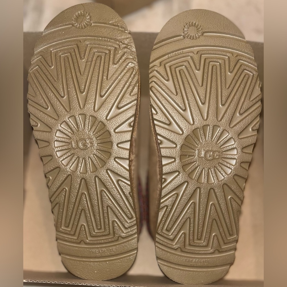 UGG Women's Tan Suede Platform Shoes - Picture 4 of 4